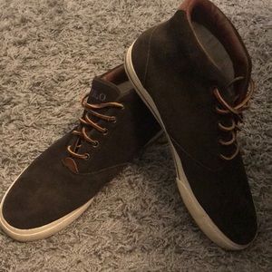 SALE Polo Suede/ Leather High Tops